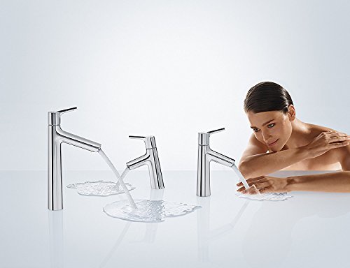 hansgrohe Talis S basin mixer tap 100 with CoolStart energy saving function and pop up waste, chrome 72022000