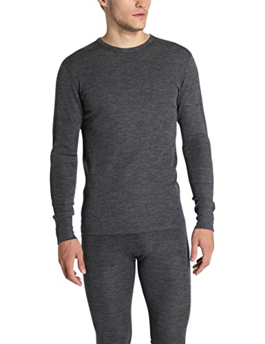 Ultrasport Pure Maillot de corps fonctionnel à longues manches pour homme, gris mélange,  L