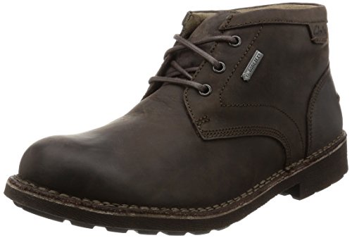 Clarks Men’s Lawes Mid GTX Ankle Boots, Brown (Dark Brown Lea), 10 UK