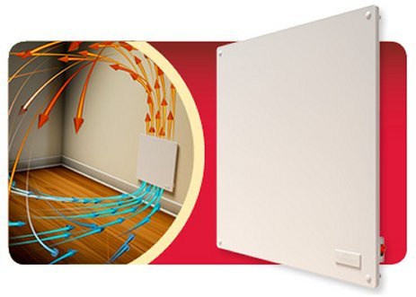 ECONO Panel Heater 400W Slimline energy efficient SAFE electric wall mounted