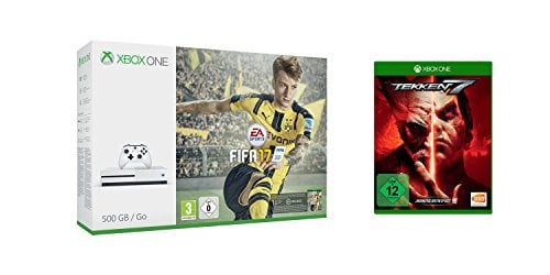 Xbox One S 500GB Konsole inkl. Tekken 7 + FIFA 17