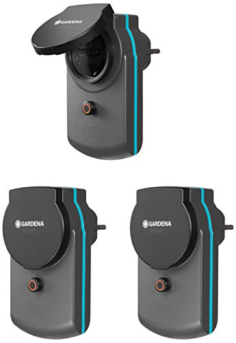 Gardena 19096-20 Smart Power Adaptateur, Gris, Set de 3 Pièces