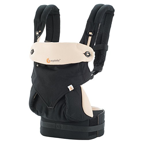 Ergobaby Babytrage Kollektion 360 (5.5 - 15 kg), Black/Camel
