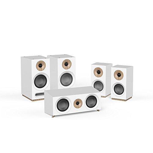 Jamo S 803 HCS 5.0 Channels White Speaker Set – Speaker Set (5.0 Channels, Home Theatre, AC)