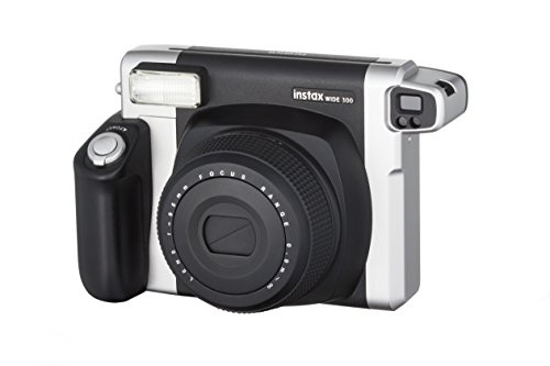 Fujifilm Instax Wide 300 Fotocamera Istantanea, per Foto Formato 62x99 mm, Nero/Argento