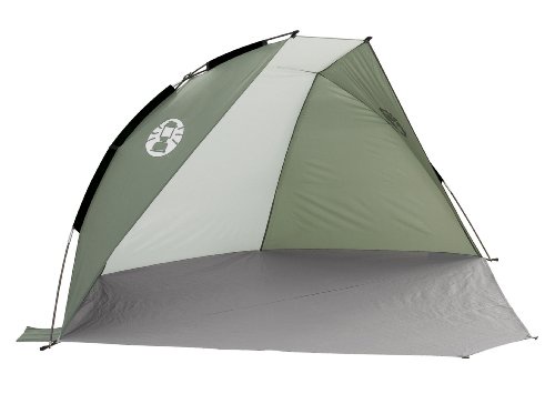 Coleman Sundome Beach Shelter with UV Guard - Large, Green/White