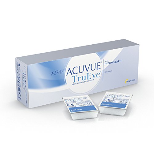 Acuvue 1-Day TruEye Tageslinsen weich, 30 Stück/BC 8.5 mm/DIA 14.2/-2.00 Dioptrien