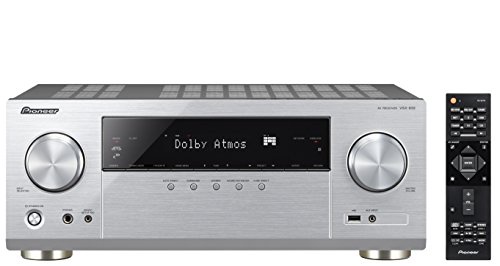 Pioneer VSX-932-S 7.2 Netzwerk AV-Receiver mit Dolby Atmos, Multiroom und integriertem WiFi & Bluetooth unkomplizierten Musik-Streaming silber