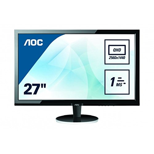 AOC 27 inch 1 ms Response Time LED Monitor, Display Port, HDMI, DVI, VGA, Vesa Q2778VQE