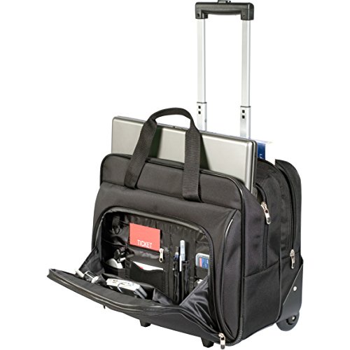 Targus TBR003EU Executive Laptop Roller Bag on Wheels Fits Laptops, 15-16 Inches - Black