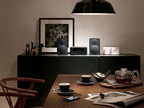 Onkyo CS-265-B - Sistema mini (Bluetooth, NFC, USB frontal) color negro