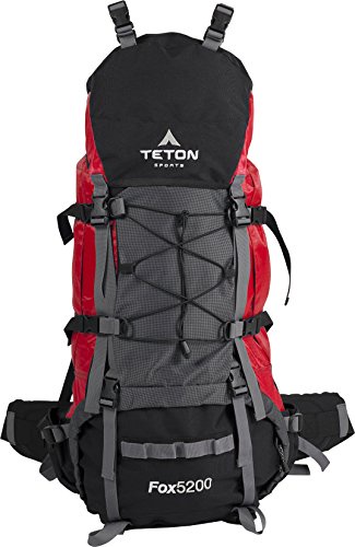 Teton Sports Fox 5200 Internal Frame Backpack (Mars Red)