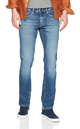 Tommy Jeans Herren SLIM SCANTON ILMBST  Slim Jeans Blau (Illinois Mid Blue Stretch Destructed 911) W31/L32