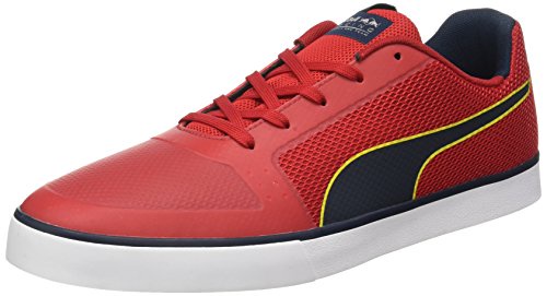 Puma Unisex Adults’ Rbr Wings Vulc Low-Top Sneakers, Red (Chinese Red-Total Eclipse-Puma White 02), 7.5 UK