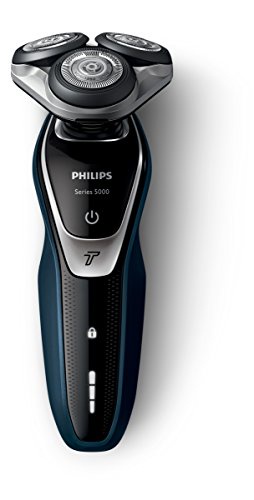 Philips S5510/45 Series 5000 Rasierer mit Klingen MultiPrecision, Kopf FLEX 5 Richtungen und Modus turboplus Mit Turbo-Modus und SmartClean-Sysem 0.00
