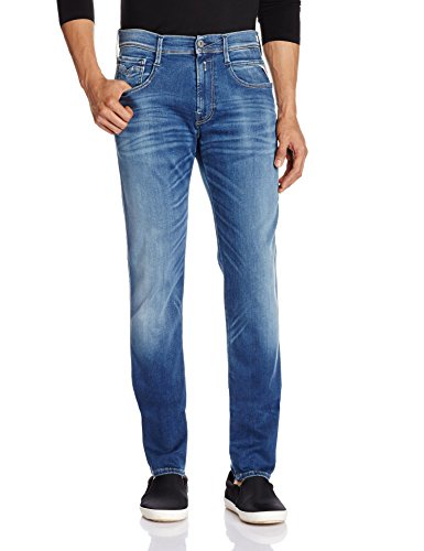 Replay Men's Anbass Slim Jeans, Blue (Blue Denim 009), W30/L34
