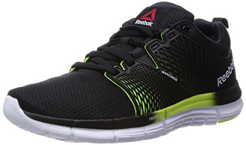 Reebok - Zquick Dash, Sneakers da donna, nero (black/solar yellow/white-gp), 38