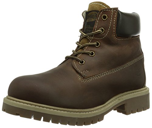 Dockers by Gerli 358402-007636, Bottes mixte enfant - Marron (Braun 636), 35 EU