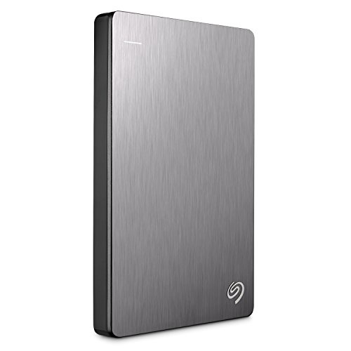 Seagate Backup Plus Slim 2 TB USB 3.0 Portable 2.5 inch External Hard Drive for PC and Mac - Silver