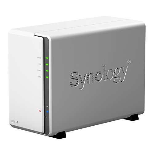 Synology DS216j 8TB (2 x 4TB WD RED) 2 Bay Desktop NAS Unit