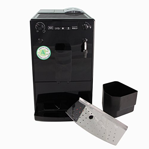 Melitta Machine à Café Automatique, Auto Cappuccinatore, Caffeo Solo & Perfect Milk, Noir/Noir, E957-204