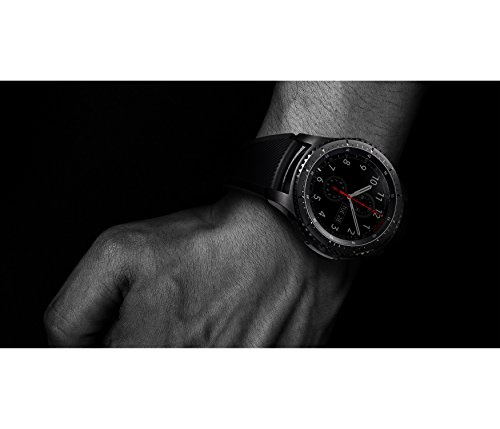 Samsung SM-R760NDAADBT Gear S3 frontier Smartwatch (3,3 cm (1,3 Zoll) Display, NFC, Bluetooth, WLAN, Tizen OS, mit Silikon-Armband)