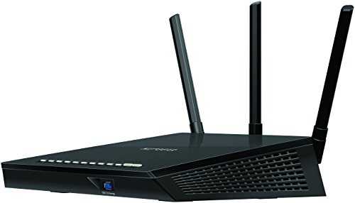 NETGEAR R6400-100UKS AC1750 (802.11ac) Dual Band Gigabit Smart Wi-Fi Router (External Antennas Boost Wi-Fi Speeds up to 450 Mbps + 1300 Mbps)