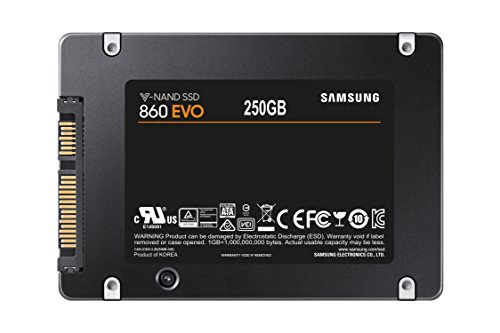 Samsung SSD 860 EVO, 250 Go - SSD Interne SATA III 2.5