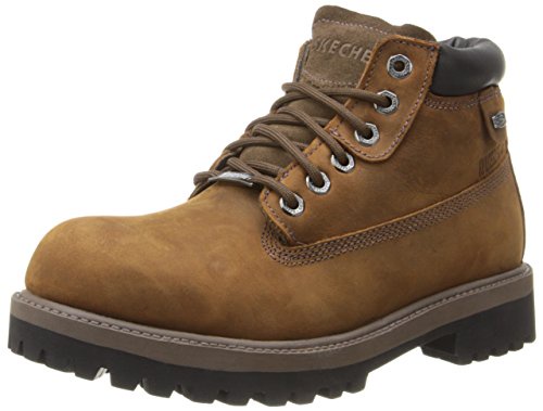 Skechers Sergeants Verdict, Herren Kurzschaft Stiefel, Braun (CDB), 44 EU