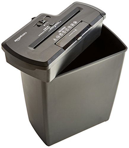 AmazonBasics 8 Sheet Strip Cut Shredder with CD Shred