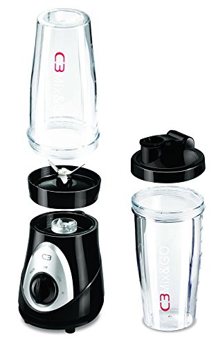 C3 30-10103 Smoothiemaker Mix und Go inklusive 2 Trinkflaschen