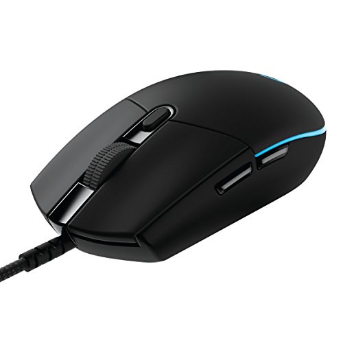 Logitech G Pro Gaming Mouse, Tournament Edition Used by Esport Professionals, RGB Lightning with 6 Programmable Buttons, International Package - Black