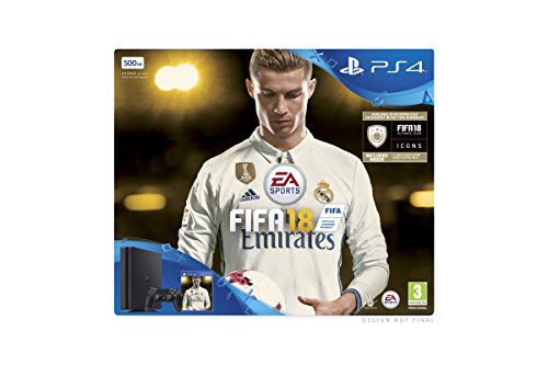Sony PlayStation 4 FIFA18 Ronaldo Edition (3 Days Early Access Plus FIFA 18 Ultimate Team Icons and Rare Player Pack) 500 GB