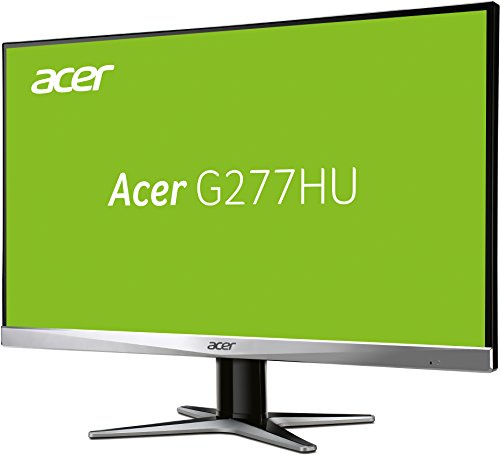 Acer G277HUsmidp 69 cm (27 Zoll) Monitor (DVI, HDMI, 1ms Reaktionszeit, WQHD) aluminium/schwarz