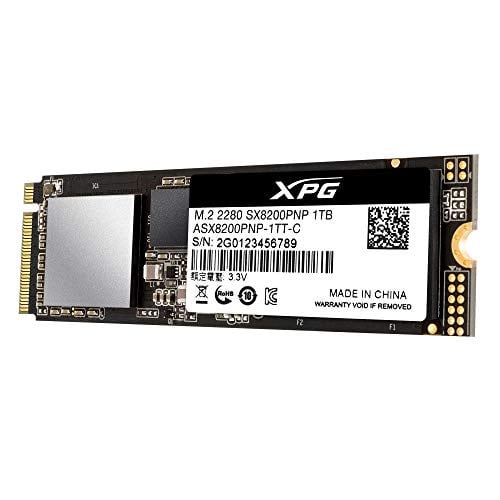 ADATA XPG SX8200 Pro 1TB M.2 Gaming Solid State Drive (SSD), black