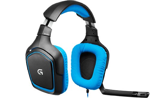 Logitech G430 Gaming Headset for PC Gaming, PS4, Xbox One with 7.1 Dolby Surround