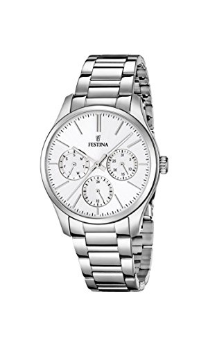 Festina Damen-Armbanduhr Analog Quarz Edelstahl F16813/1