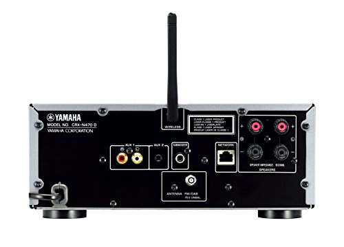 Yamaha MusicCast CRXN470D Compact Audio System with Built in Wifi, Airplay & Bluetooth - Black