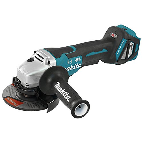 Makita DGA517Z Li-ion LXT Brushless Angle Grinder, 18 V, Blue, 125 mm