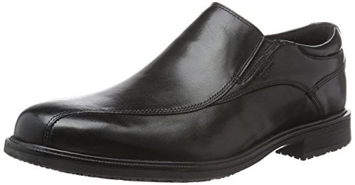 Rockport Men Essential Detail II Bike Toe Shoes, Black (Black Leather), 43 EU (9 UK)