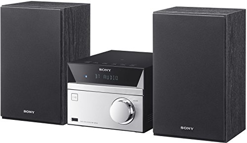 Sony CMT-SBT20 Sistema Micro Hi-Fi con Mega Bass, Potenza totale 12W, Lettore CD, Radio FM, USB, Bluetooth, NFC, Nero