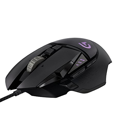 Logitech G502 Gaming Mouse Proteus Spectrum RGB Tunable with 11 Programmable Buttons - Black