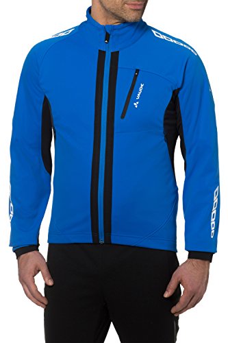 VAUDE Herren Radsport Softshelljacke Kuro II, 05273, Gr. M (Herstellergröße: 50), Blau