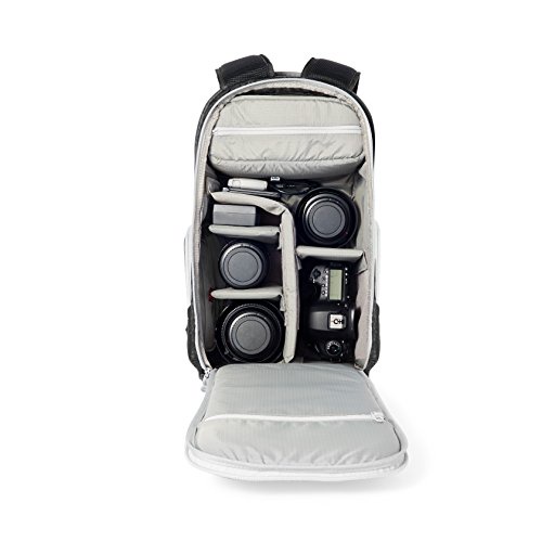 AmazonBasics Sac à dos pour appareil photo, Série Trek - Noir
