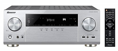Pioneer VSX-1131-S 7.2 Netzwerk-Mehrkanal Receiver (160 Watt Pro Kanal, Dolby Atmos, DTS:X, WiFi, Bluetooth, HDCP 2.2, DLNA) silber