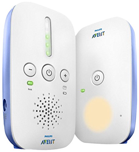 Philips Avent Ecoute-bébé DECT Blanc, Pile et Secteur