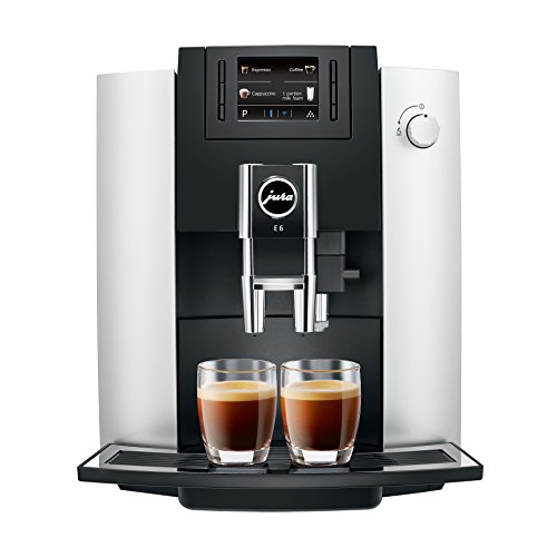 JURA 15079 E6 Coffee Machine, Platinum