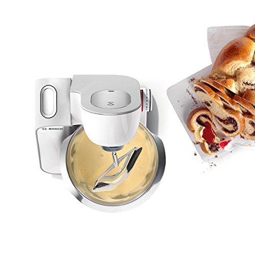Bosch MUM58243 Machine Compacte pour Cuisine Blanc/Argent