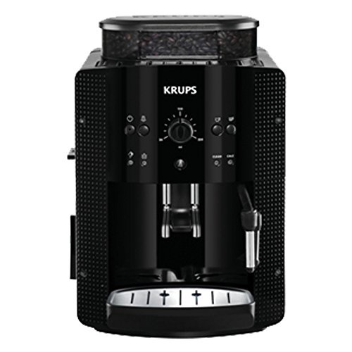 Krups YY8125FD Machine à Expresso Automatique Café Grains Manuel avec Broyeur Pression 15 Bars Noir