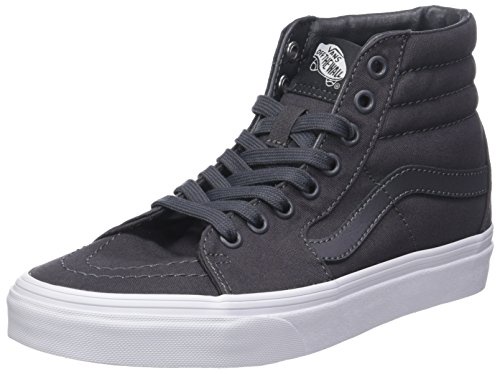 Vans Unisex Adults' SK8-Hi Hi-Top Trainers, Grey (Mono Canvas) Asphalt Qd8, 9.5 UK 44 EU